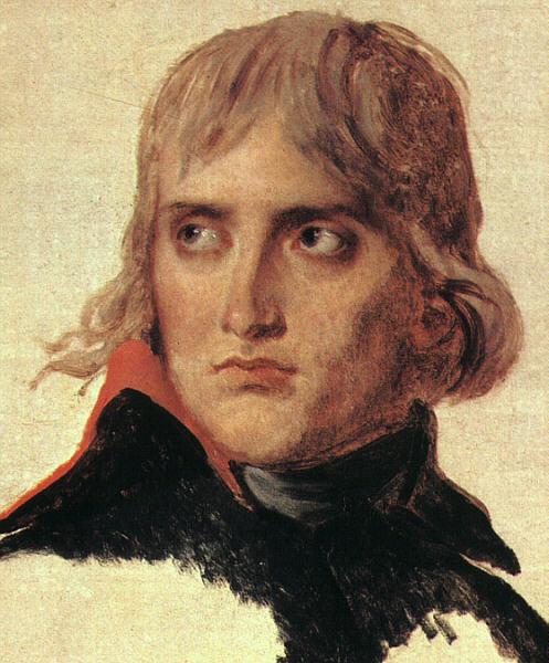 Jacques-Louis  David Bonaparte Unfinished oil painting picture